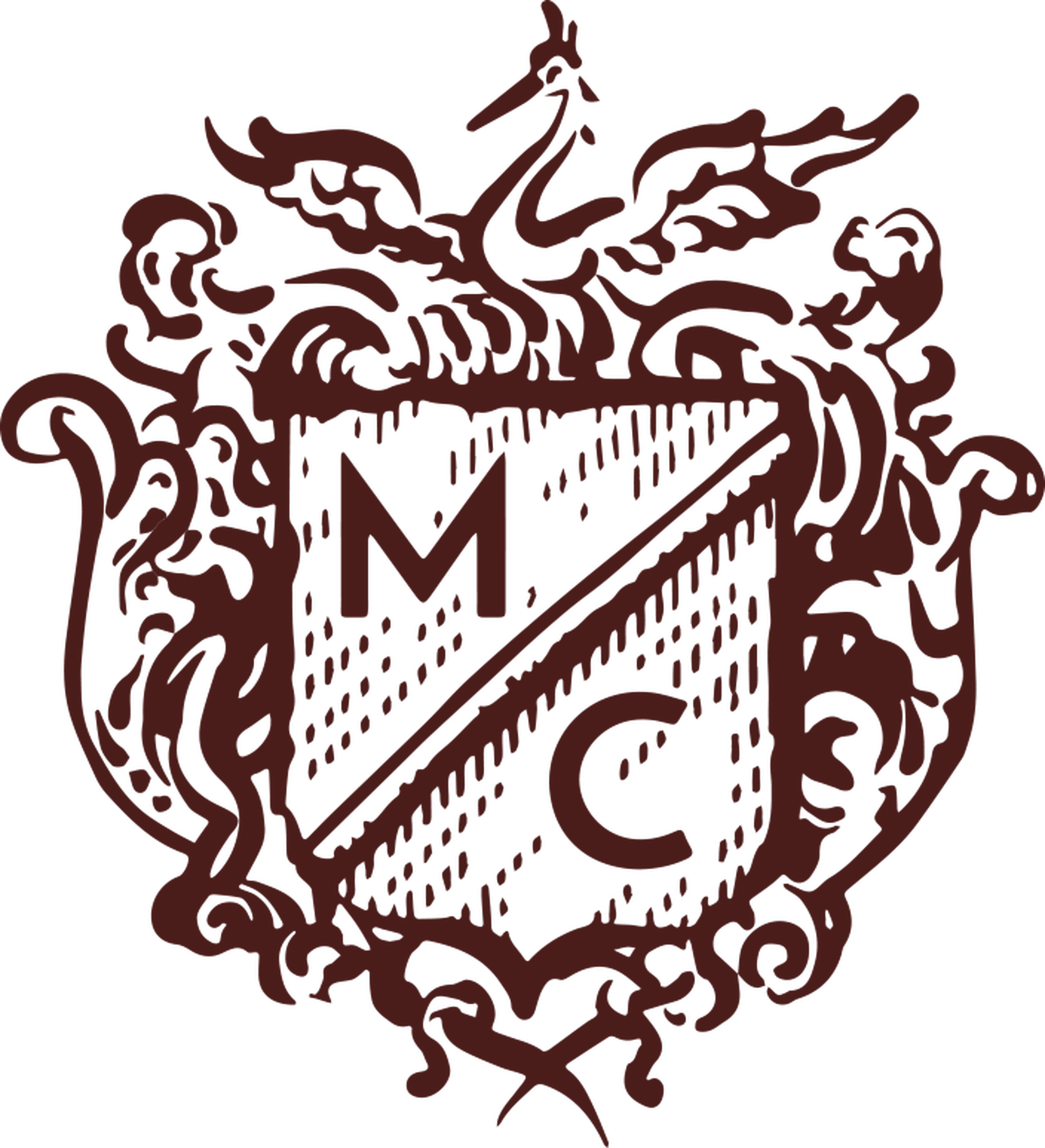 Crest — Bordeaux · transparent background