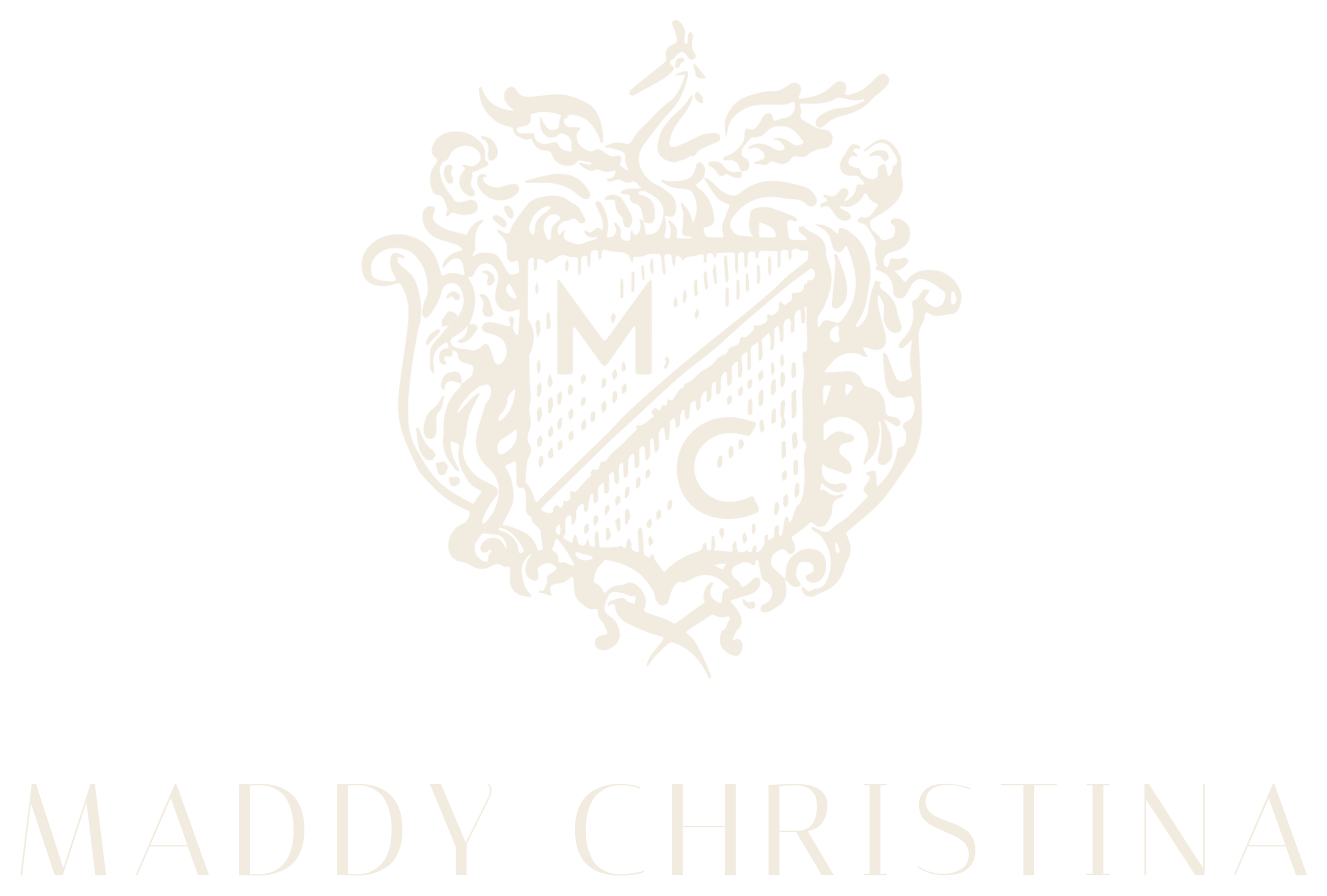 Full logo — Cream · transparent background