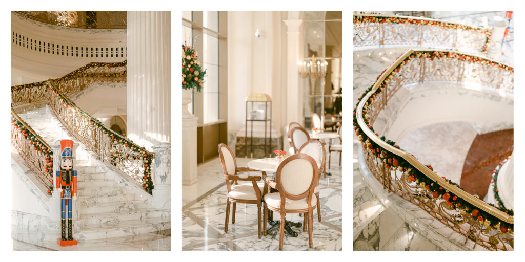 christmas decor hotel palace photographer dubai habtoor