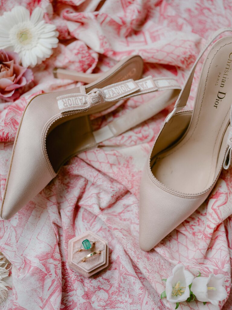 Dior wedding shoes photographer